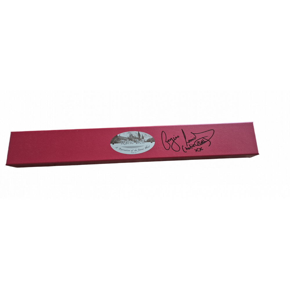 Baguette de Katie Bell dédicacée par Georgina Leonidas, Noble Collection, vue densemble