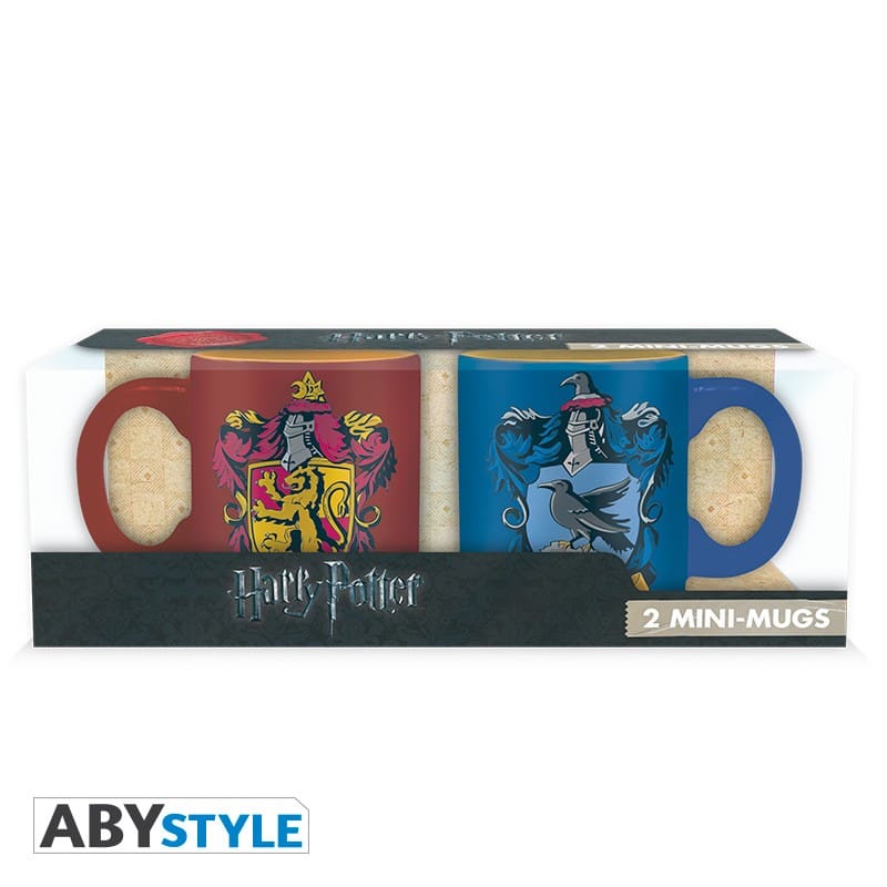 Set de 2 mini-mugs Gryffondor et Serdaigle 110 ml - Harry Potter - ABYstyle
