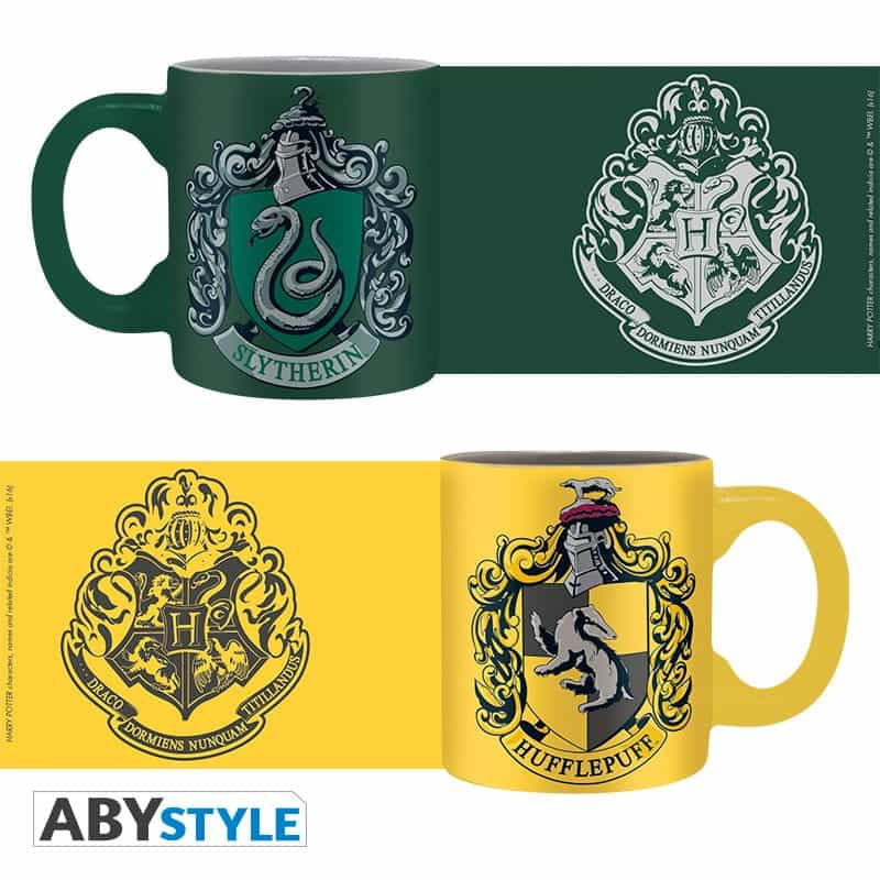 Set de 2 mini-mugs Serpentard et Poufsouffle 110 ml - Harry Potter - ABYstyle 2