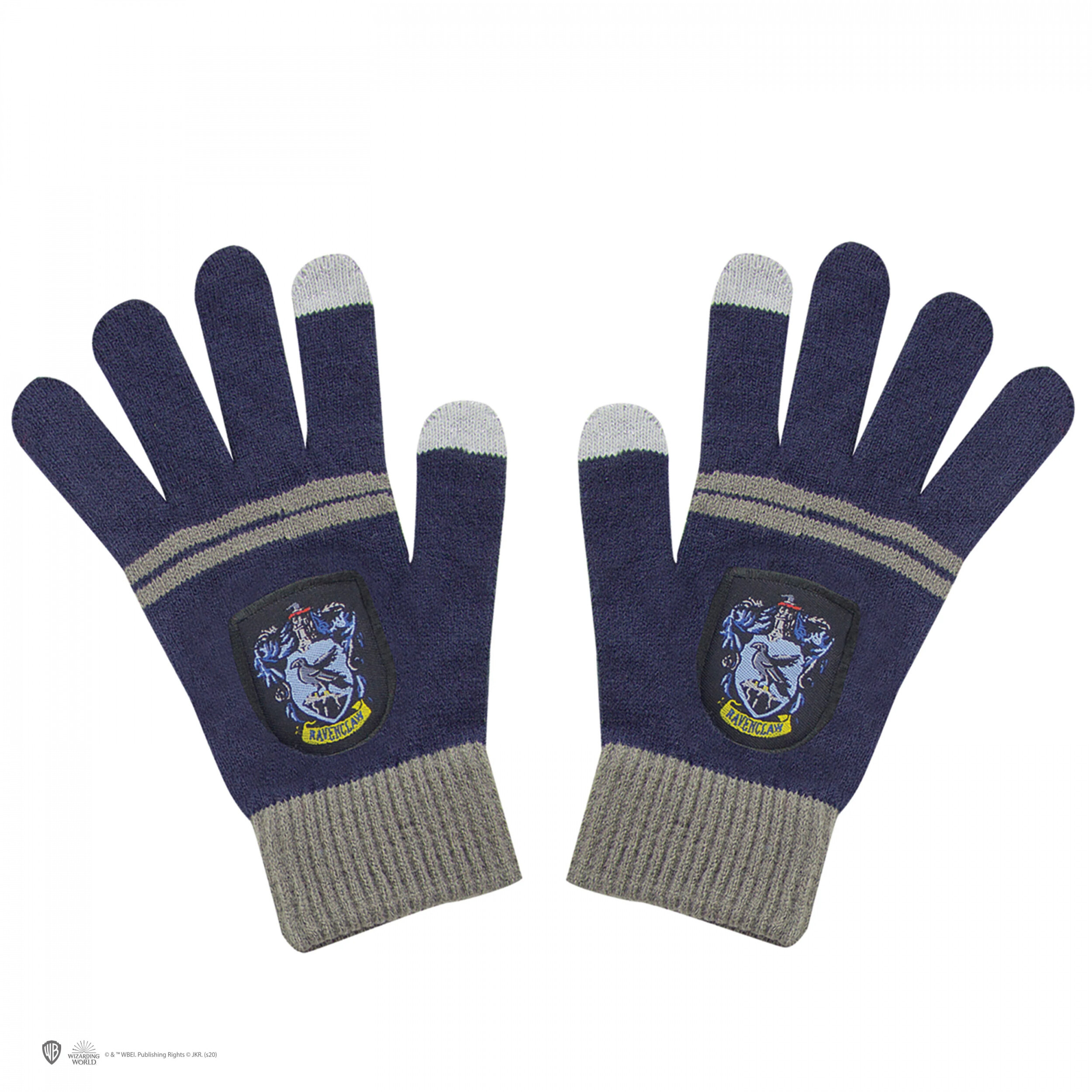 Gants tactiles Serdaigle Harry Potter avec blason