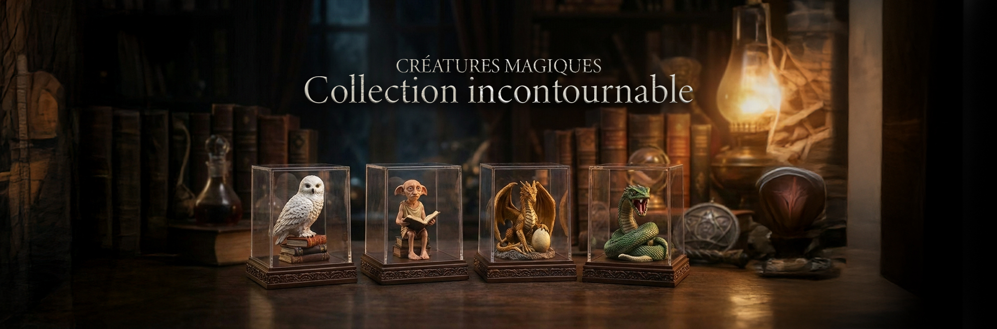 Catalogue créatures magiques Harry Potter Magistera boutique collection