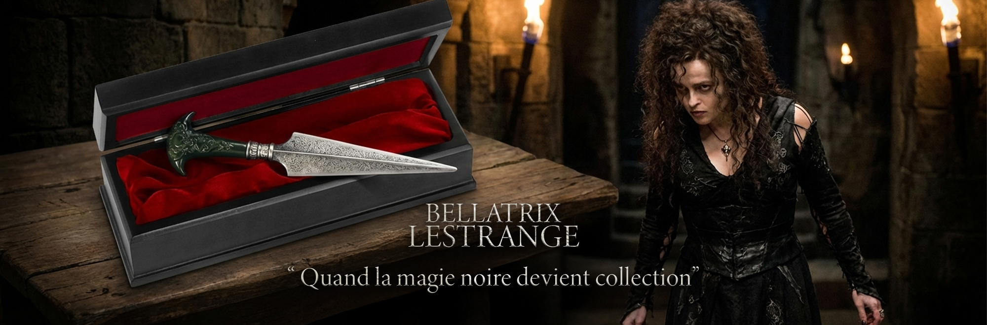 Bellatrix Lestrange Harry Potter personnage de la saga collection Magistera