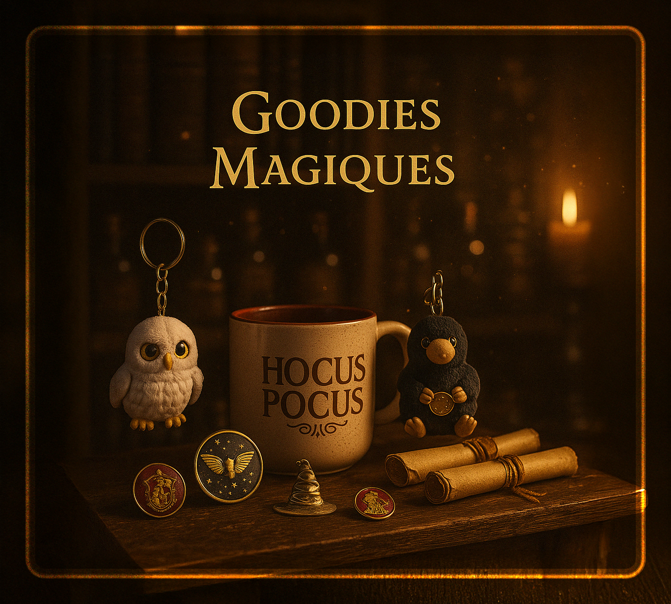 Goodies magiques Harry Potter collection officielle Magistera boutique