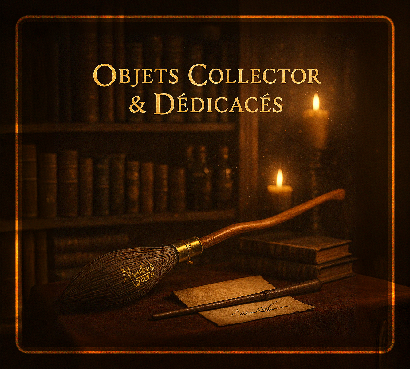 Découvrir objets collector et dédicacés Harry Potter authentiques Magistera boutique