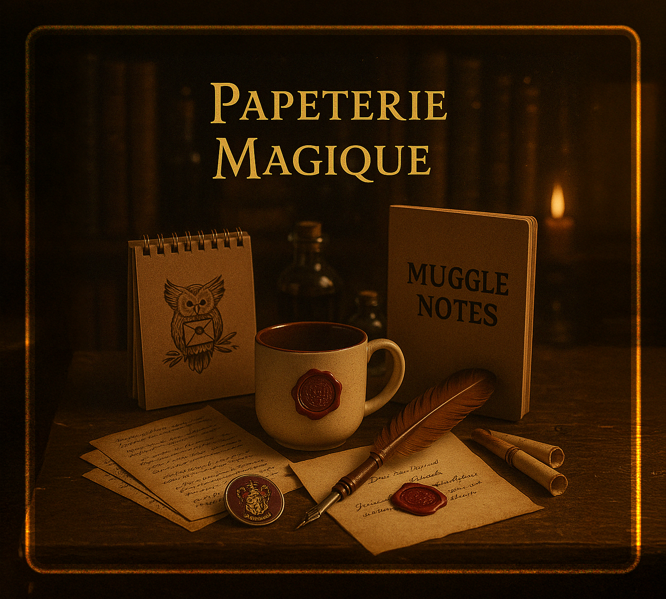 Découvrir la papeterie Harry Potter Magistera boutique collection magique