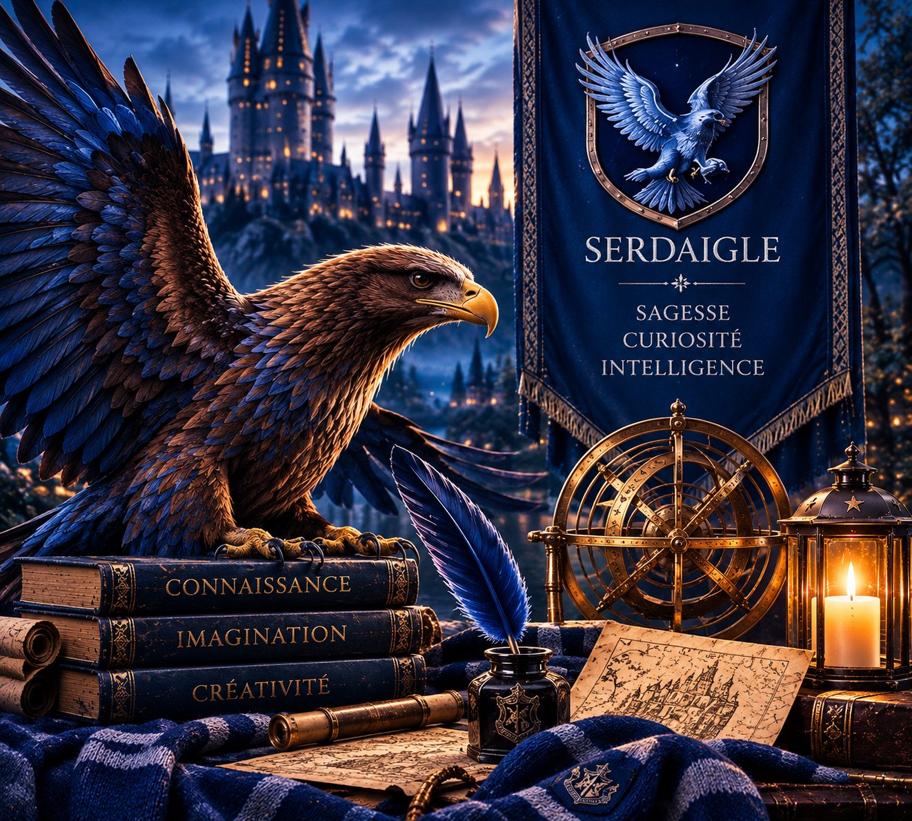 Collection Serdaigle Harry Potter – aigle, accessoires et objets collector
