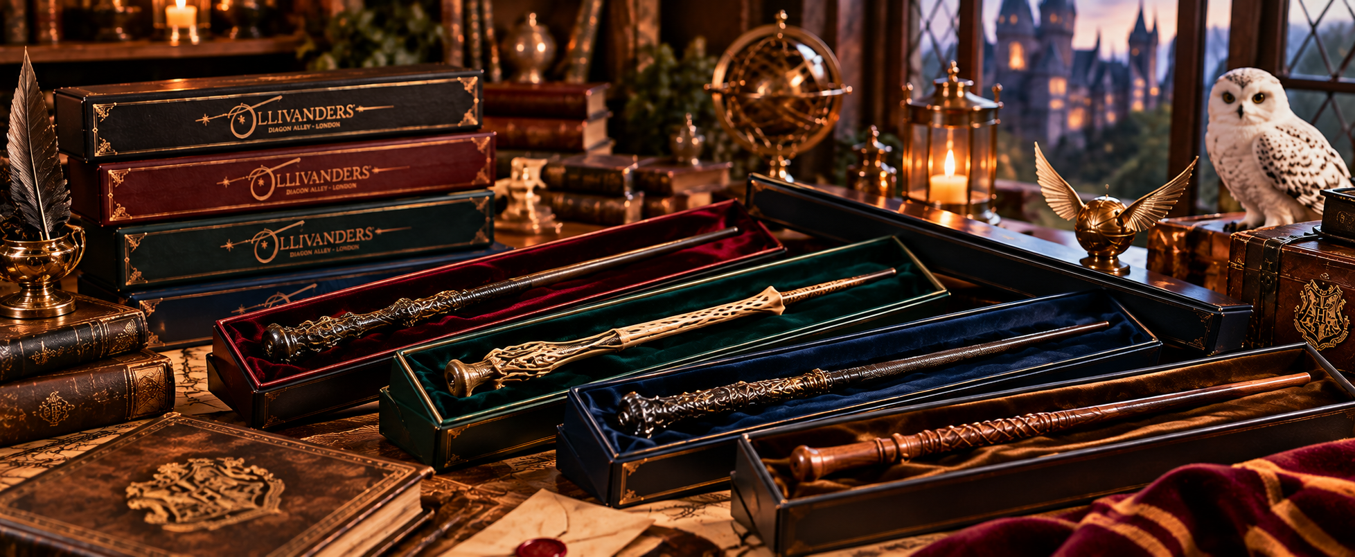 collection de baguettes d ollivander s
