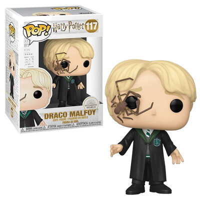 Funko POP! Drago Malefoy avec l'araignée n°117 dans sa boîte-fenêtre