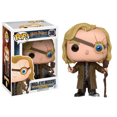 Funko POP! Alastor Maugrey Fol Œil n°38 avec son œil magique, dans sa boîte