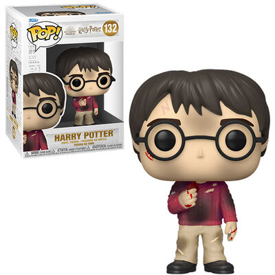 Funko POP! Harry Potter tenant la Pierre philosophale n°132, gamme Anniversary, dans sa boîte