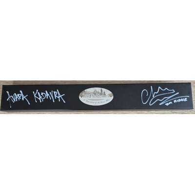 Baguette de Voldemort dédicacée par Christian Coulson, vue d'ensemble