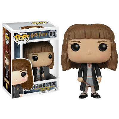 Funko POP! Hermione Granger n°03 en uniforme de Poudlard dans sa boîte-fenêtre