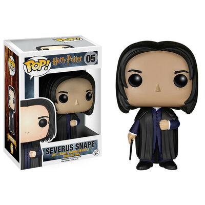 Funko POP! Severus Rogue n°05 en robe noire dans sa boîte-fenêtre