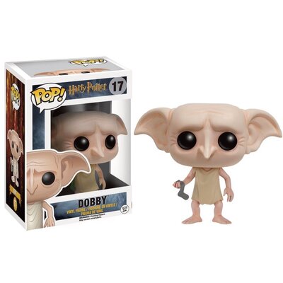 Funko POP! Dobby n°17, l'elfe de maison de la gamme Pop! Movies Harry Potter, dans sa boîte