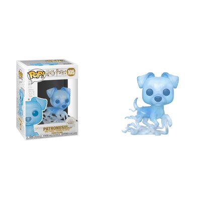 Funko POP! Patronus Ron Weasley n°105 avec son Jack Russell terrier translucide, Harry Potter