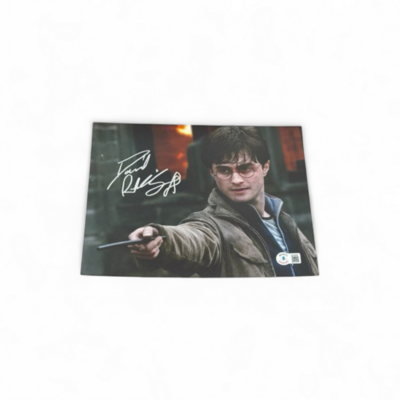 Photo 20,3 x 25,4 cm de Harry Potter signée par Daniel Radcliffe, certificat Beckett BL88288