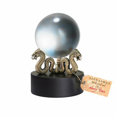 Réplique de la Prophétie Harry Potter par Noble Collection, orbe en verre sur son socle