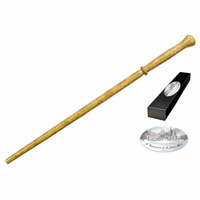Baguette de Lucius Malefoy Noble Collection NN8208, réplique en résine finition bois