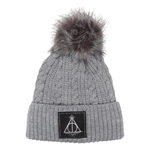 harry-potter-bonnet-deathly-hallows-pompon relique de la mort