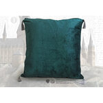 Coussin et peluche Serpentard Harry Potter, vue densemble