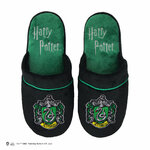 Chaussons Serpentard Harry Potter verts avec écusson brodé