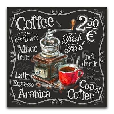 Affiche de café