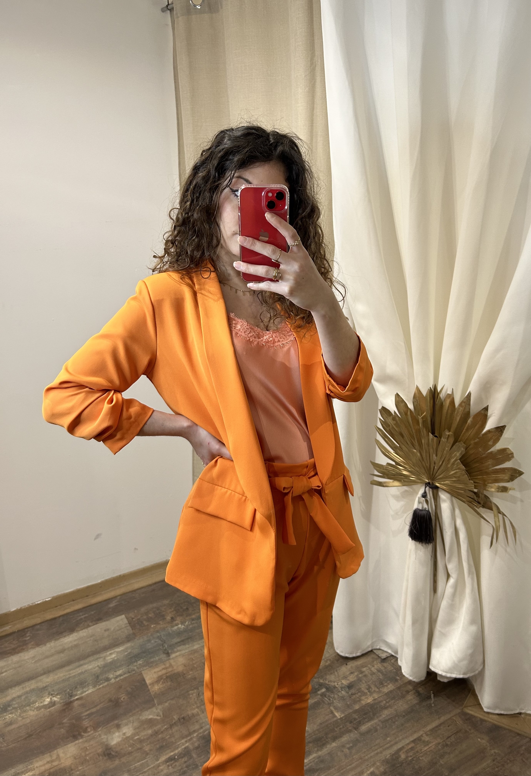 Ensemble deux pièces orange