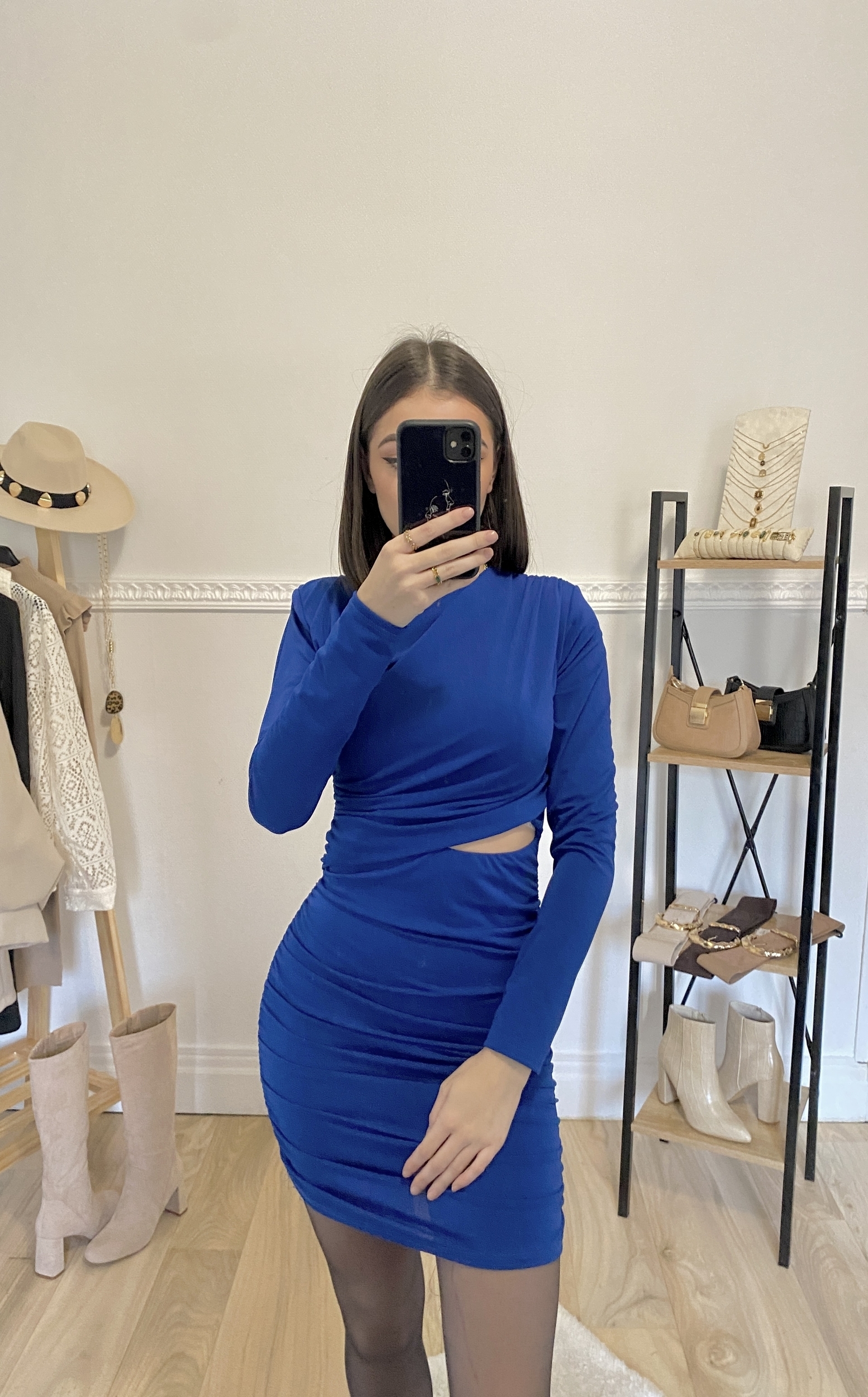 robe moulante en jersey