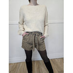 short marron brillant