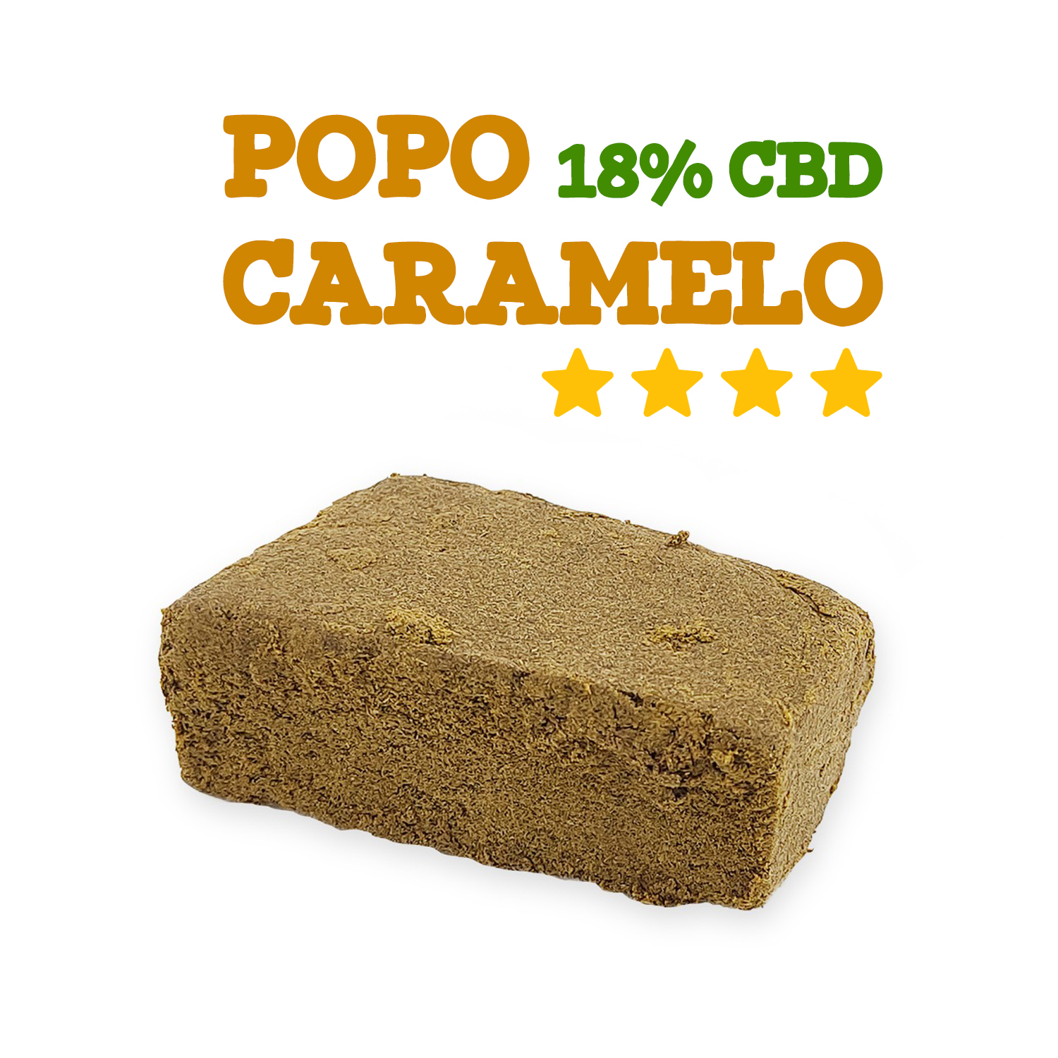 POPO CARAMELO 18% CBD