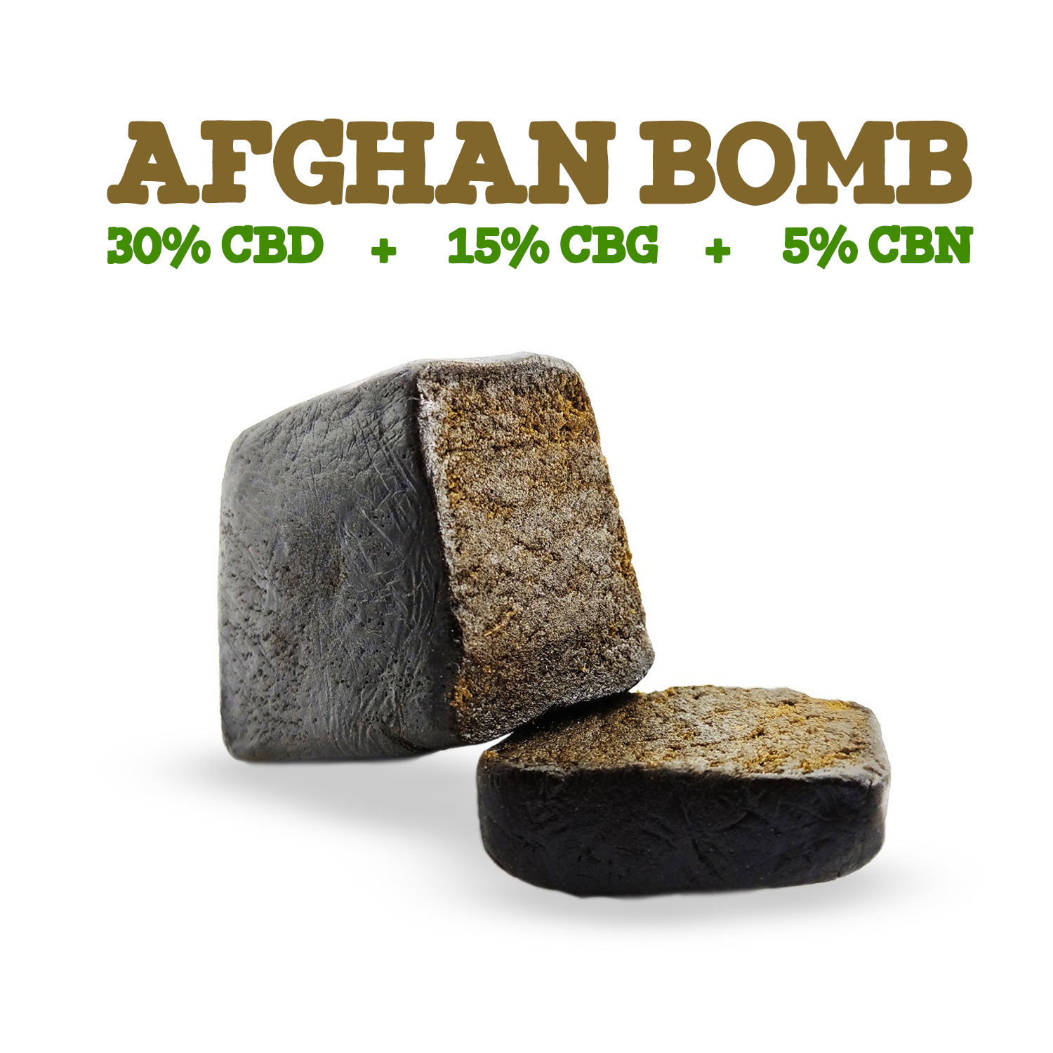 AFGHAN BOMB 30% CBD + 15% CBG + 5% CBN