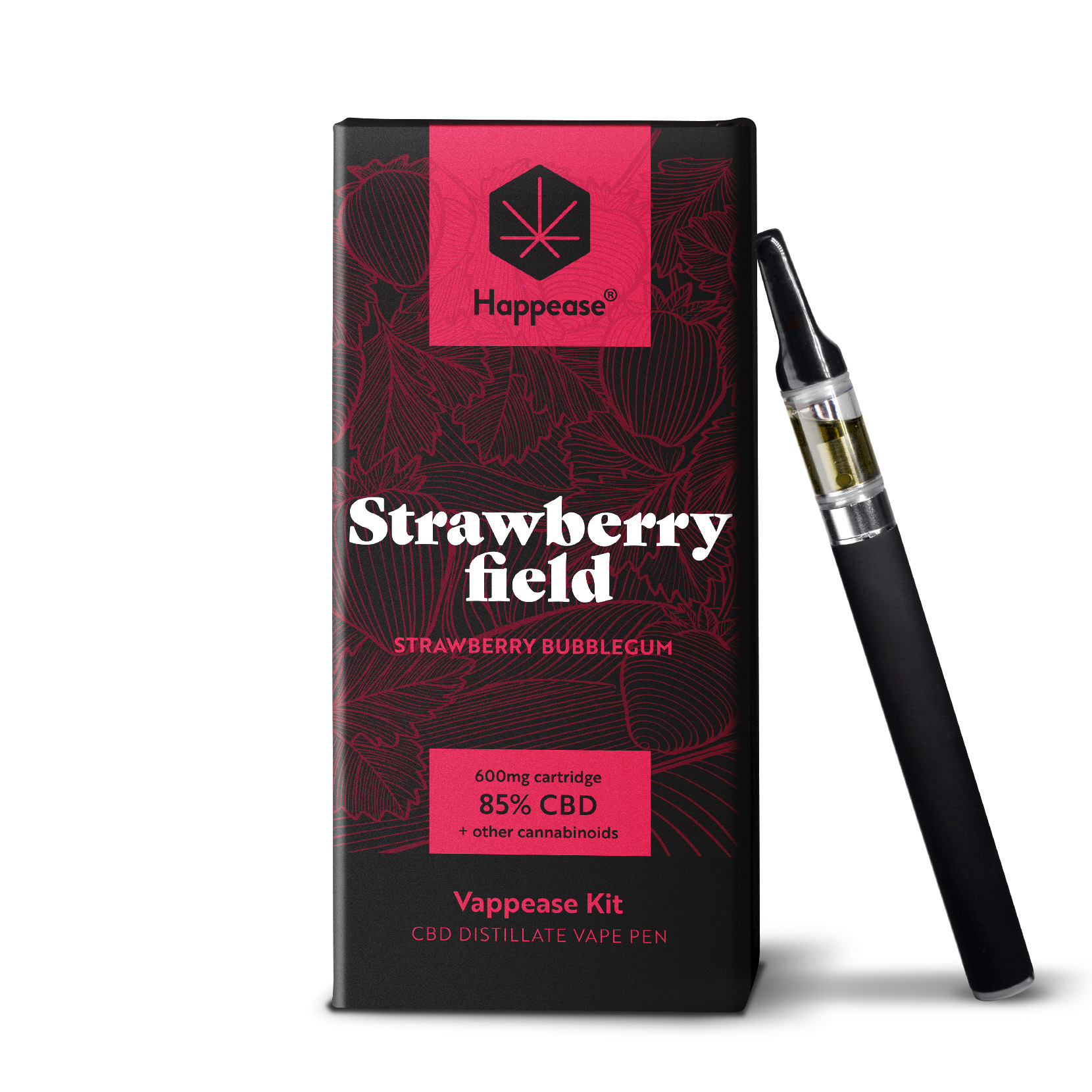 Kit Vape Pen CBD - Strawberry Field - Happease