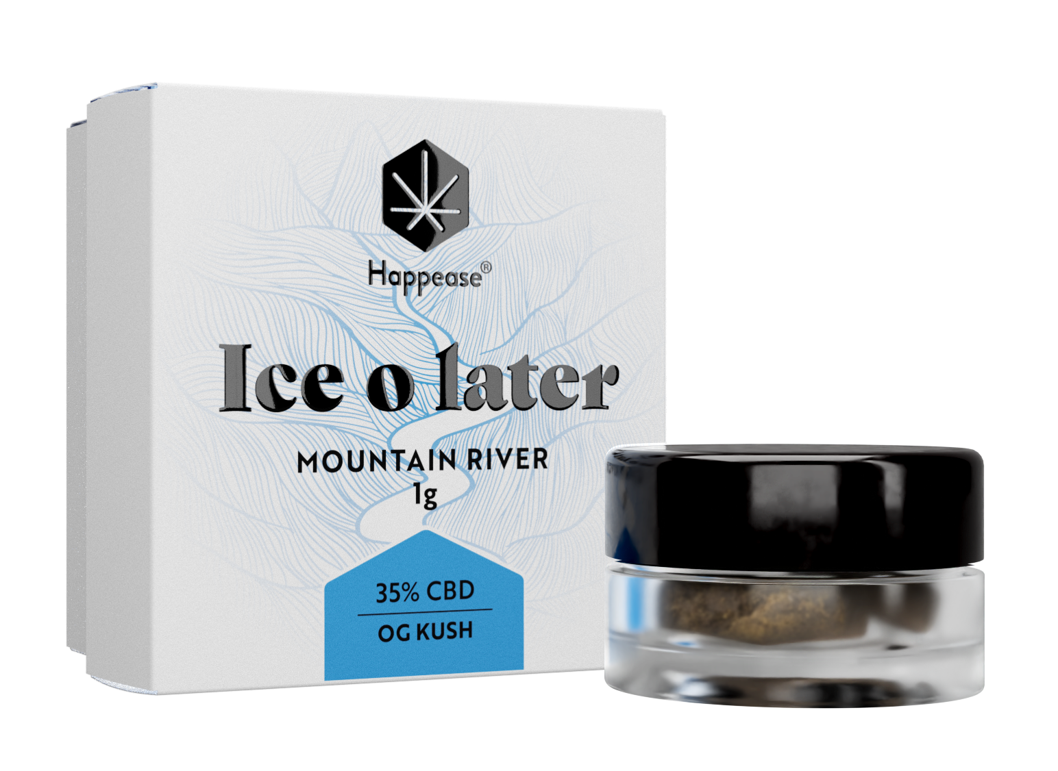 Ice o later Moutain River 35% CBD