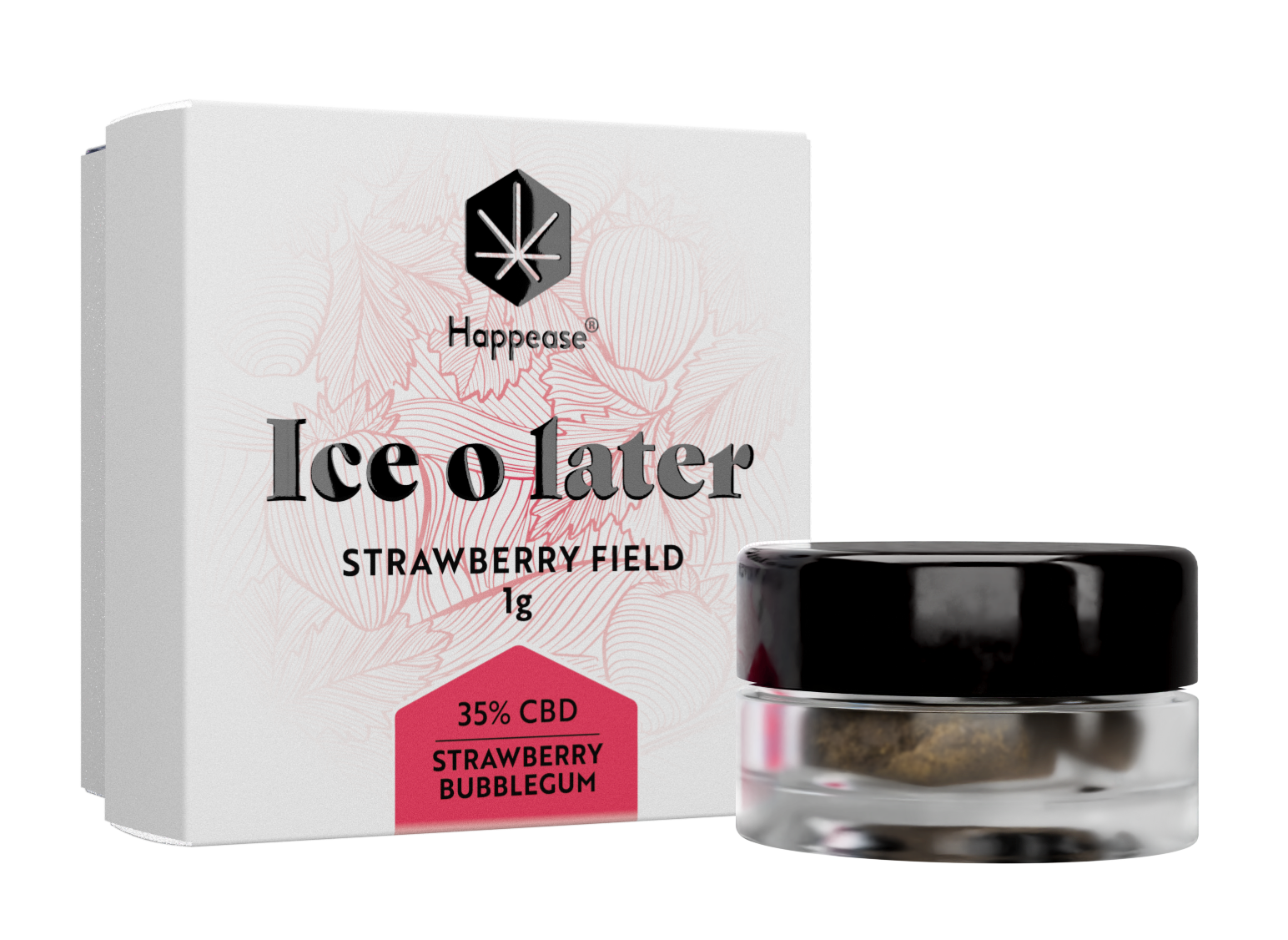Ice o later Strawberry Field - Crèmes CBD