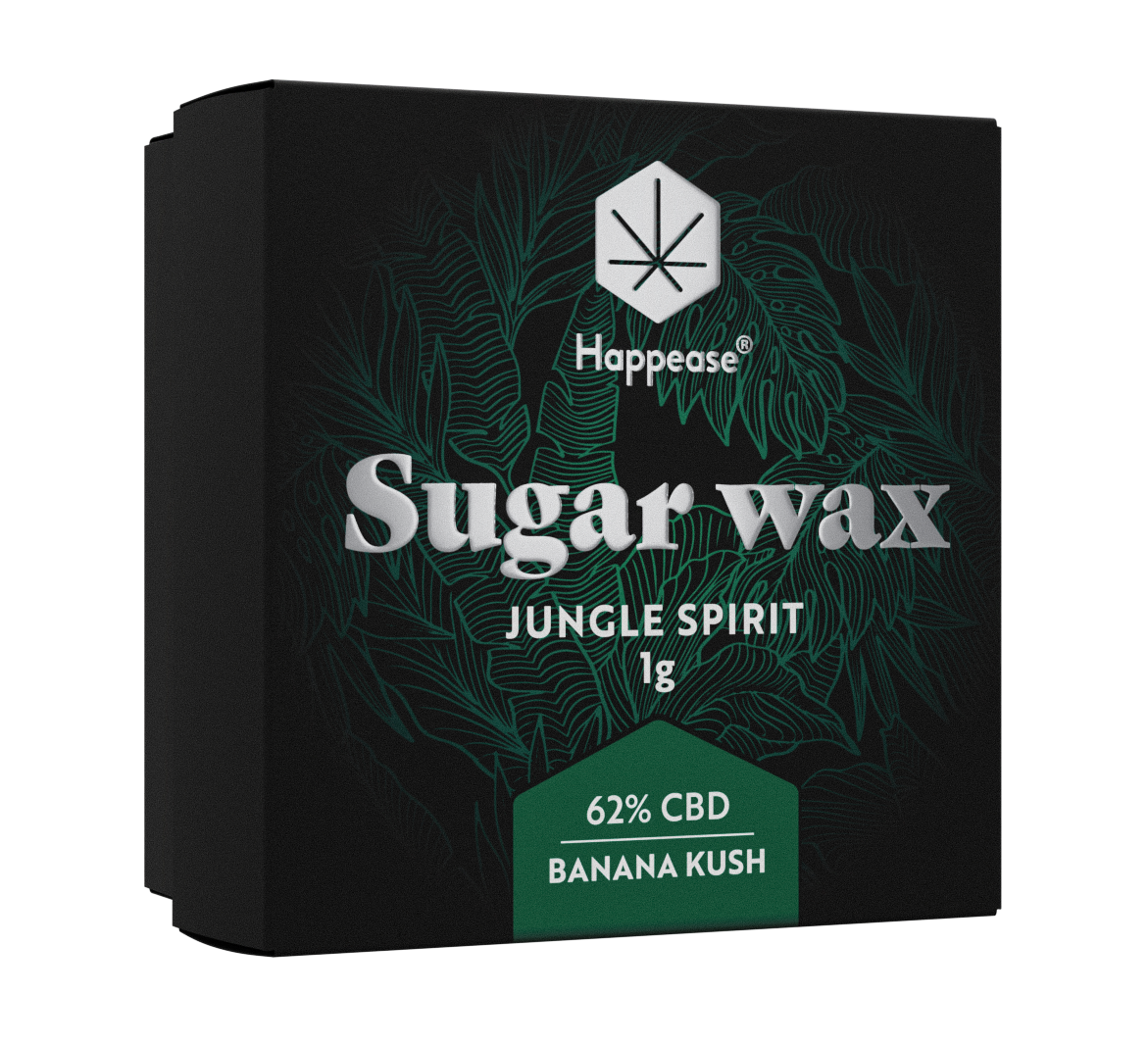 Sugar Wax 62% CBD Extract - Jungle Spirit