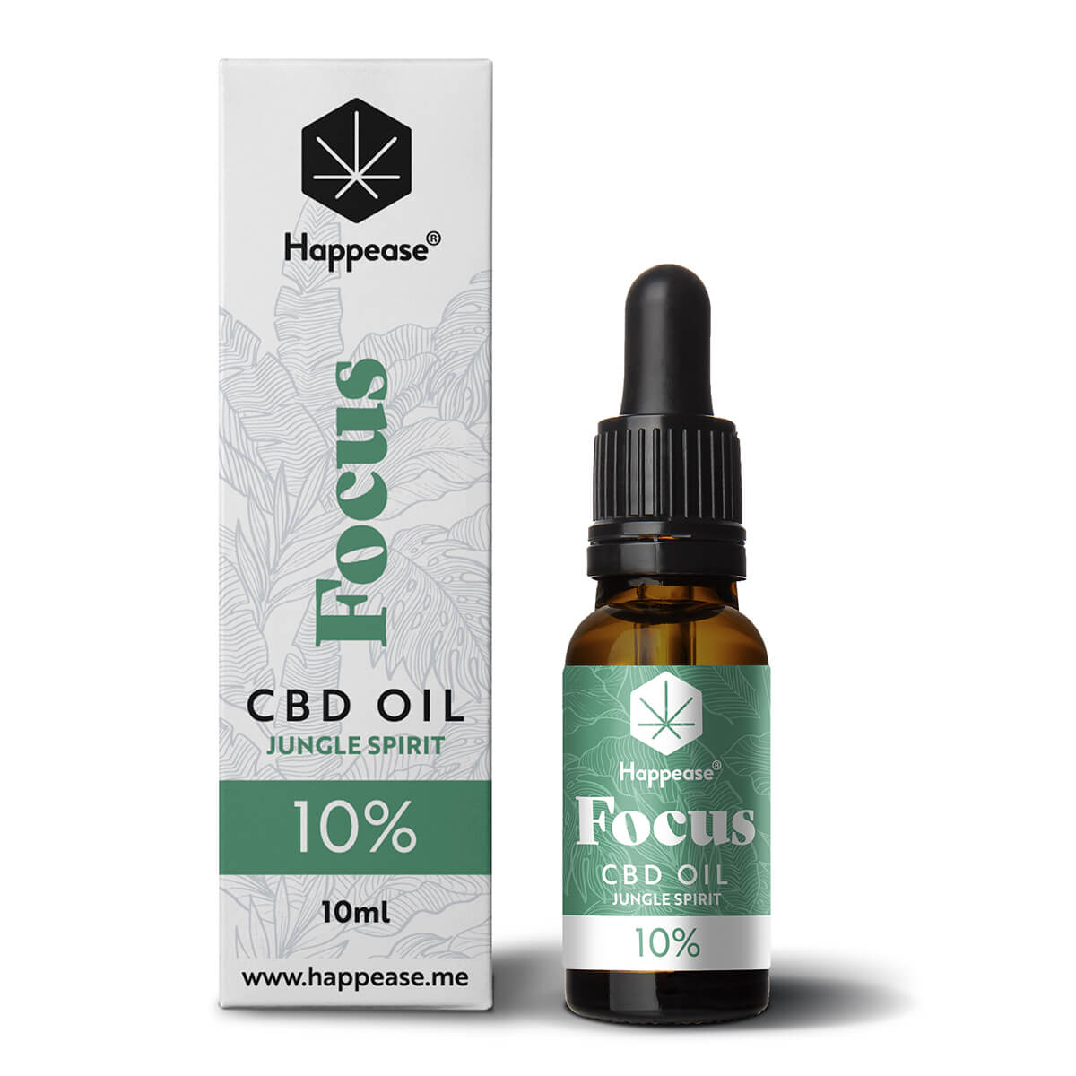 Huile CBD Full Spectrum - Focus Jungle Spirit 10% - Happease