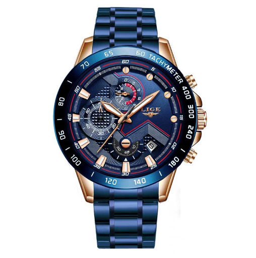 La Mustang Blue Montres Homme Quartz Place des Hommes