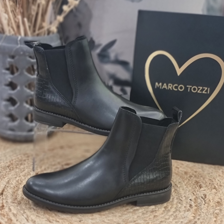 Marco tozzi bottines noires hotsell