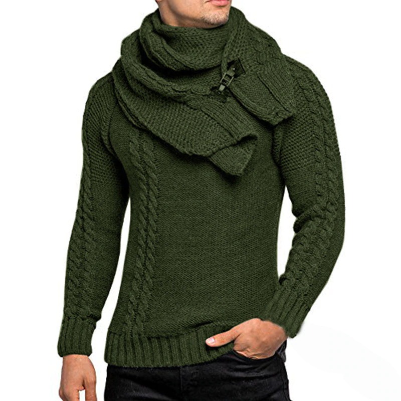 vert militaire_pull-en-tricot-a-manches-longues-pour-ho_variants-1