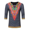 2018-nouveau-mode-africain-Dashiki-imprimer-col-en-V-T-shirt-hommes-manches-courtes-T-Shirt