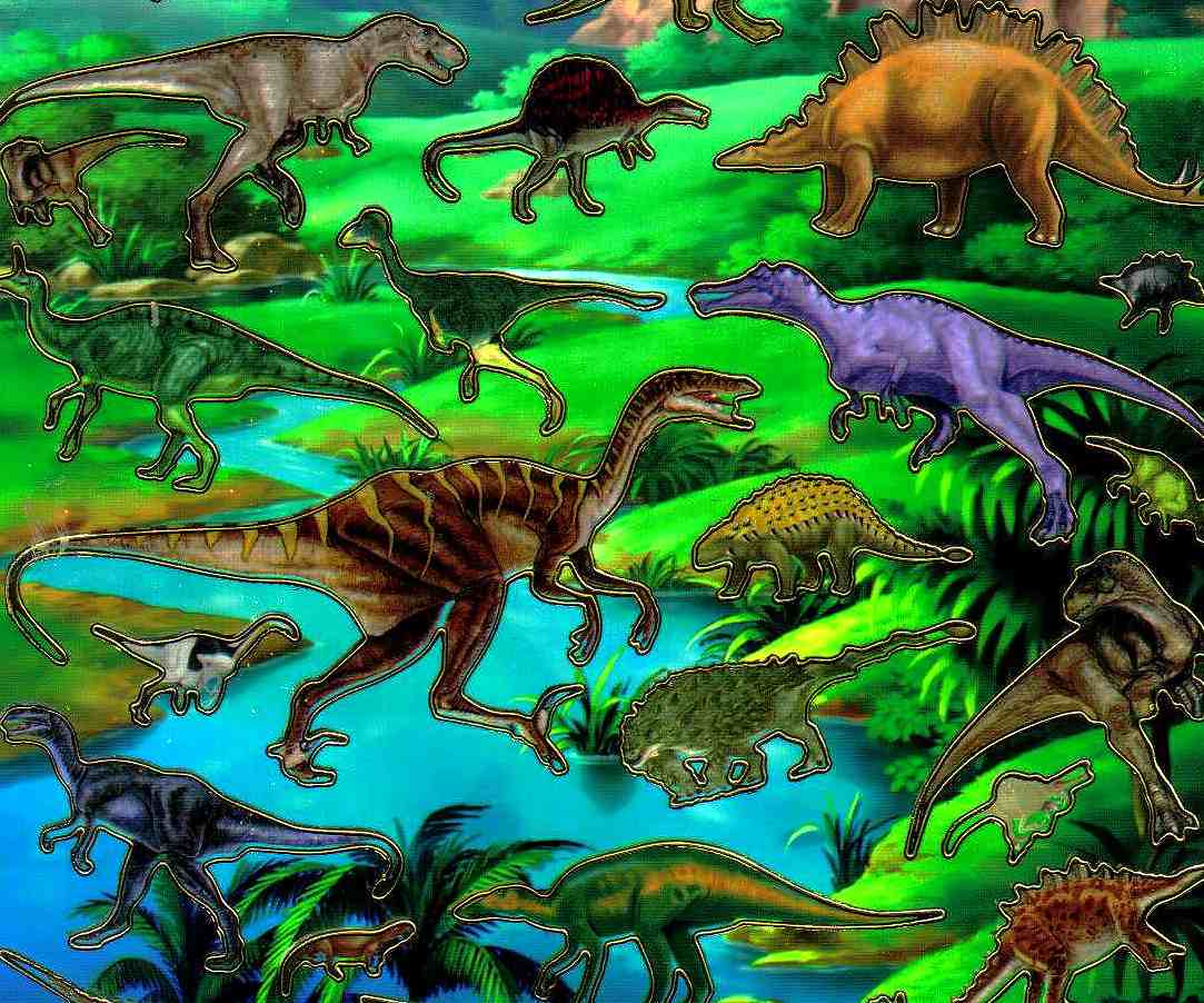 gommettes dinosaure prehistoire