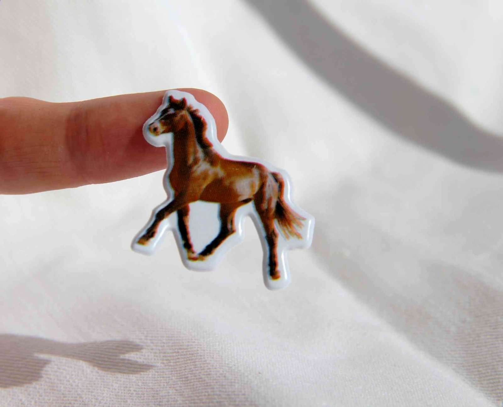 cheval chevaux gommette autocollante sticker adhesif enfants decoration scrapbooking detail JF 1203