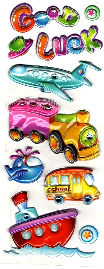 stickers 3D transport