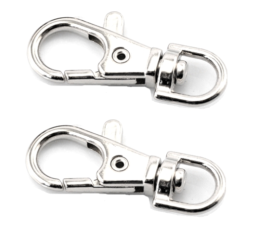 Lot de 2 mousquetons attache porte clés - Porte clés à personnaliser