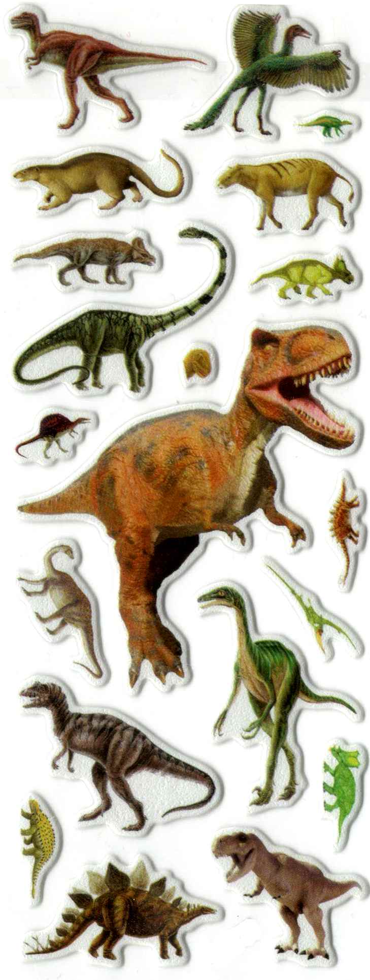 gommettes dinosaures prehistoire