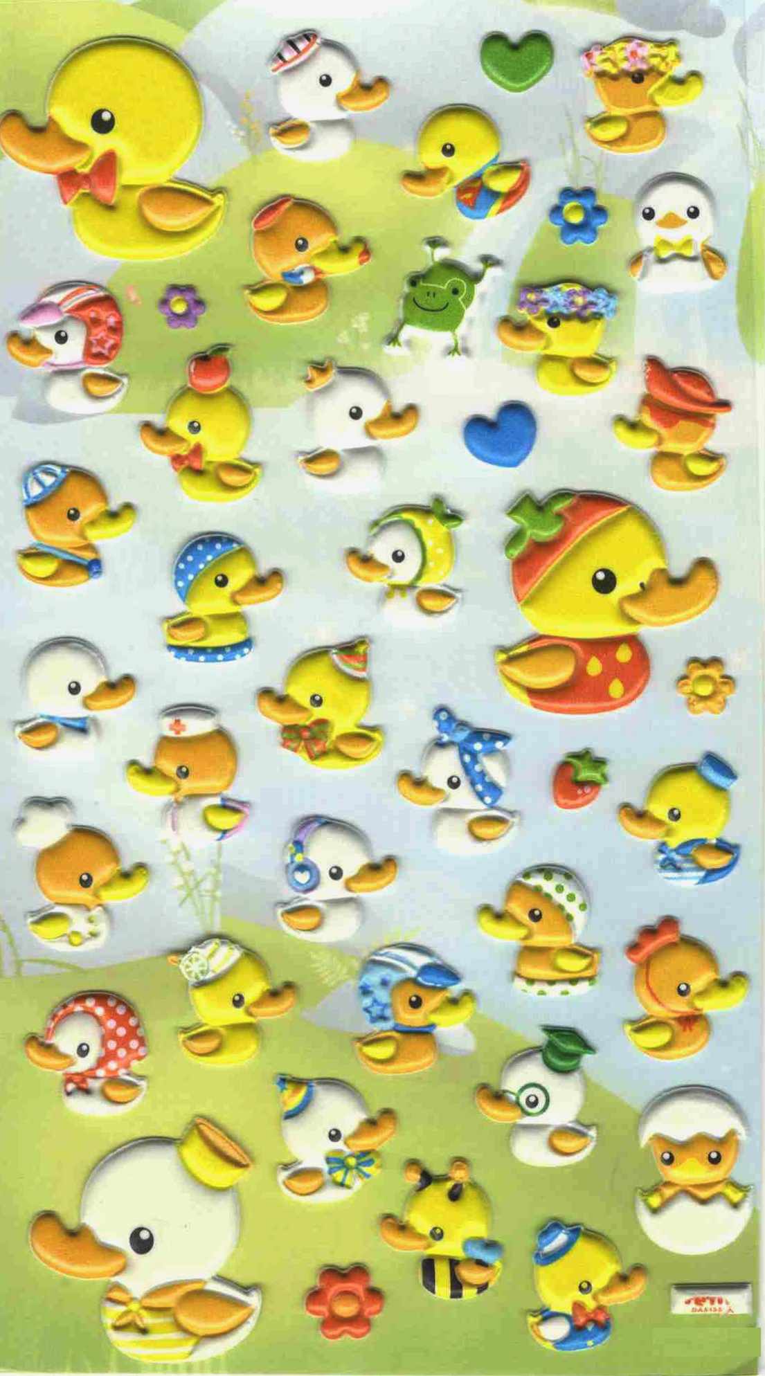 stickers canard 3D
