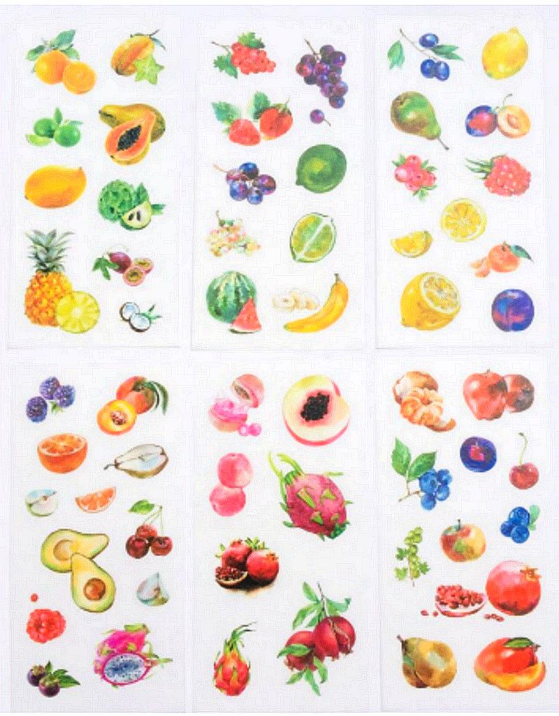 Stickers Fruits du monde