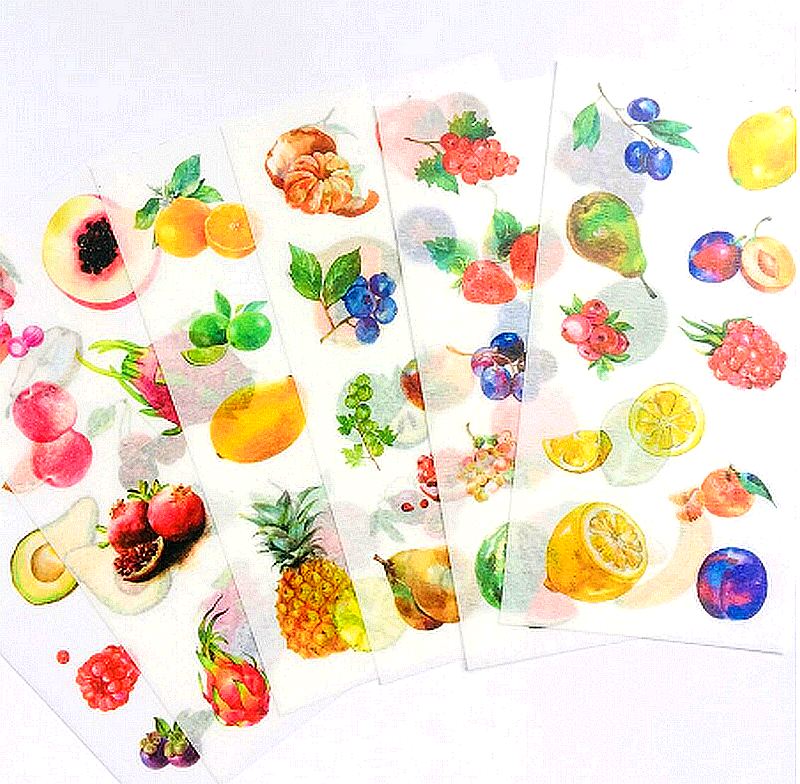 Stickers fruits du monde 2