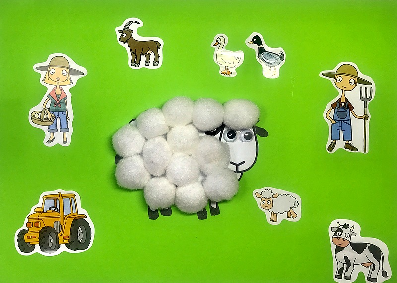 Kit Bricolage ferme Mouton
