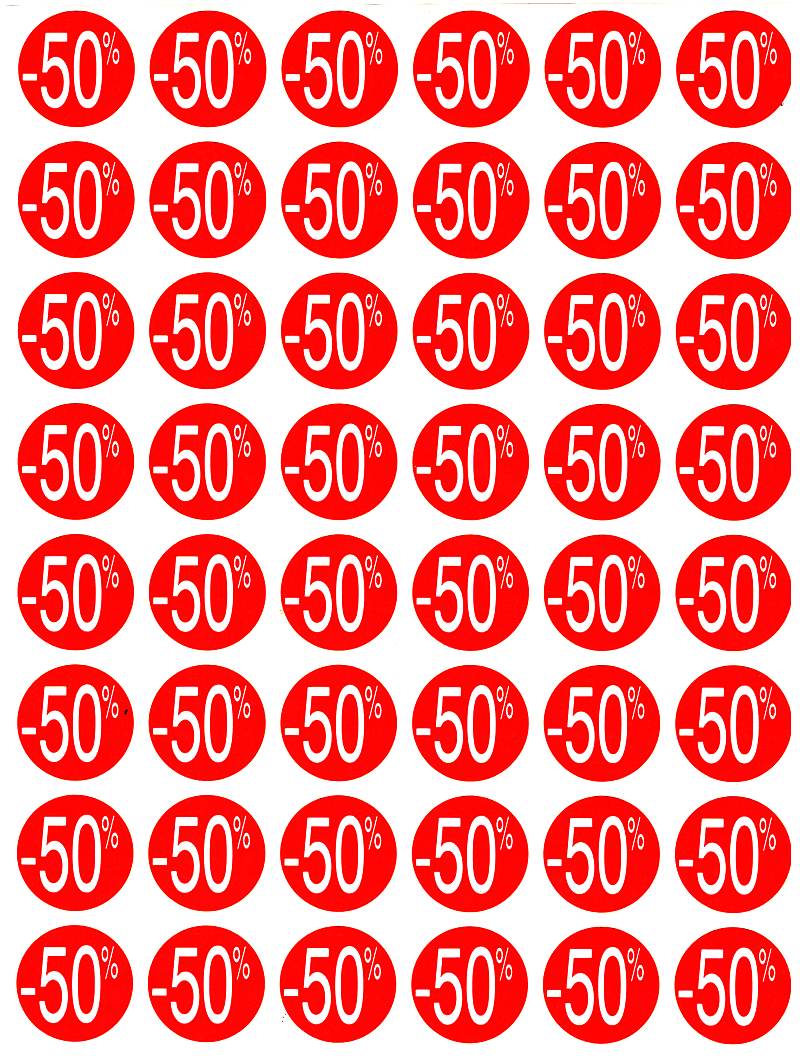 Stickers -50%